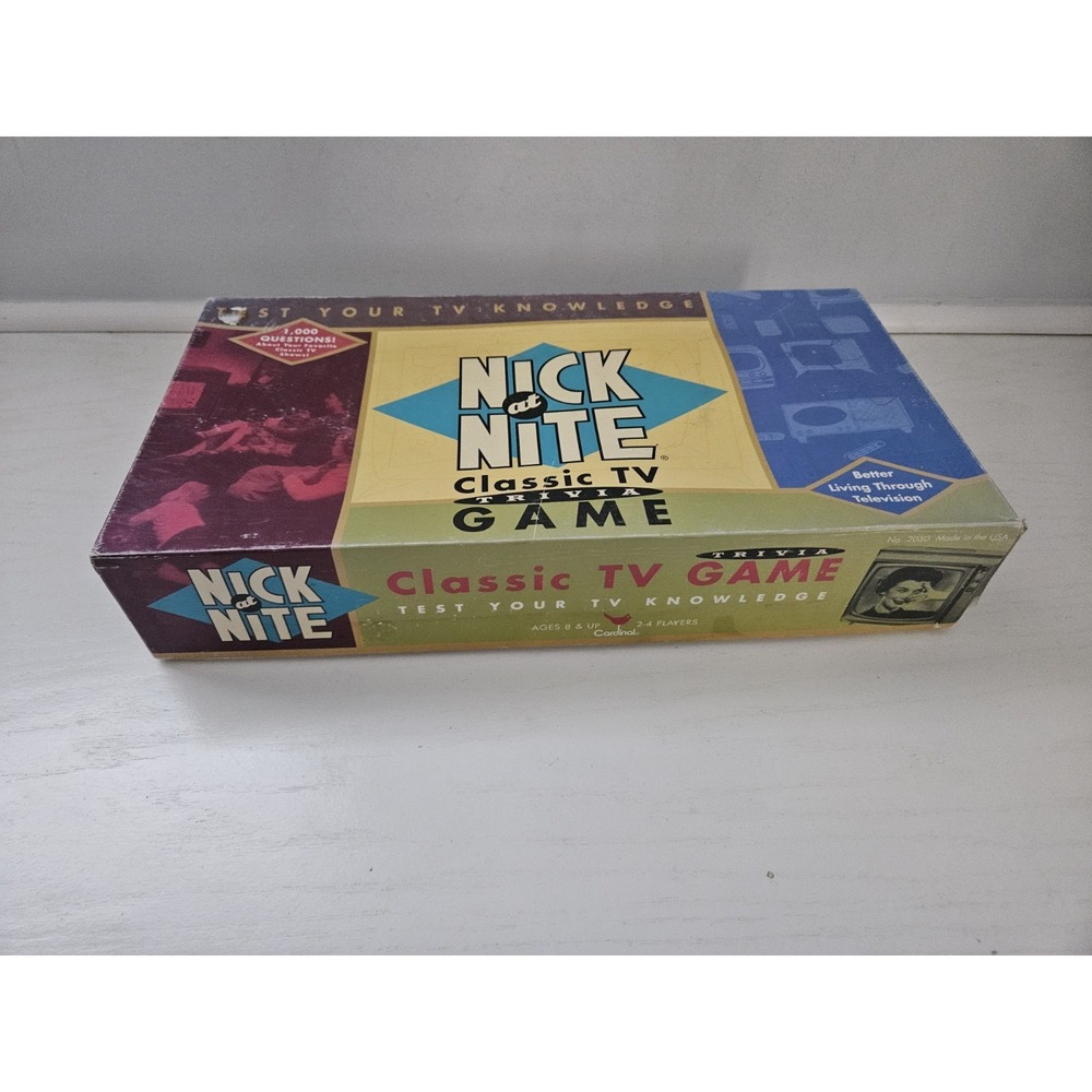 Vintage‎ 1996 "Nick at Nite Classic TV Trivia Game" Boardgame
